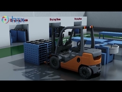 자동 습식 캐스팅 도세르 기계 공급 장치 생산 라인 포장 블록