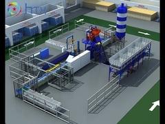 어떻게 습한 주름 기계를 사용하여 문화 돌을 생산합니까?