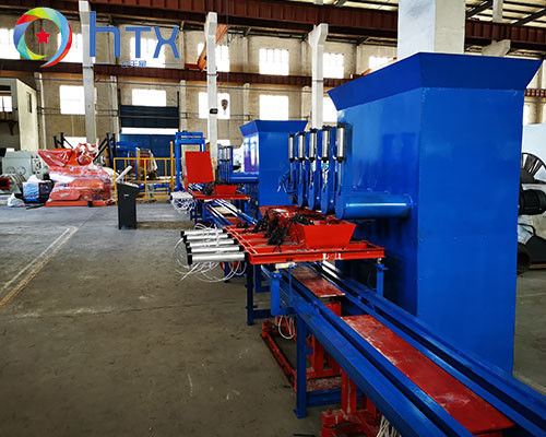 효율적인 벽 패널 생산 라인 작업이 쉬운 인공 돌 제품 라인