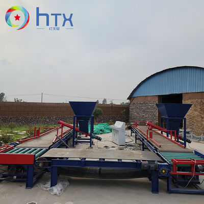 효율적인 벽 패널 생산 라인 작업이 쉬운 인공 돌 제품 라인