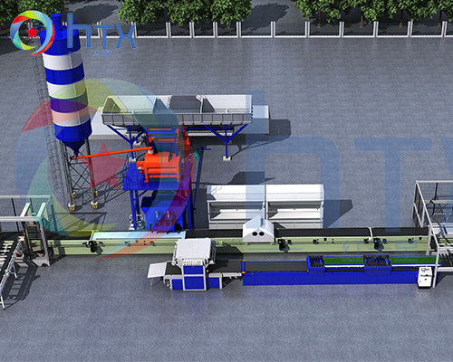 다기능 빗질 도저 머신 인공 돌 제작 머신