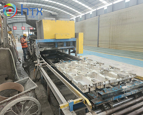 모터 자동 습한 주름 복용 시스템 Kerb 돌 제조 기계